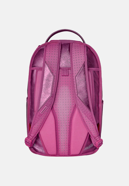 METALLIC PINK METALLIC DRIP BACKPACK