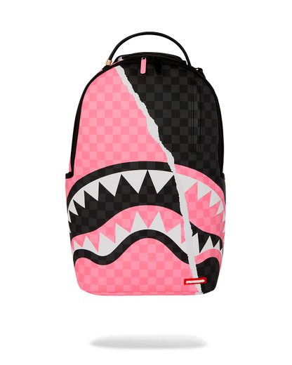 PINK AND BLACK TEAR SIP  BACKPACK