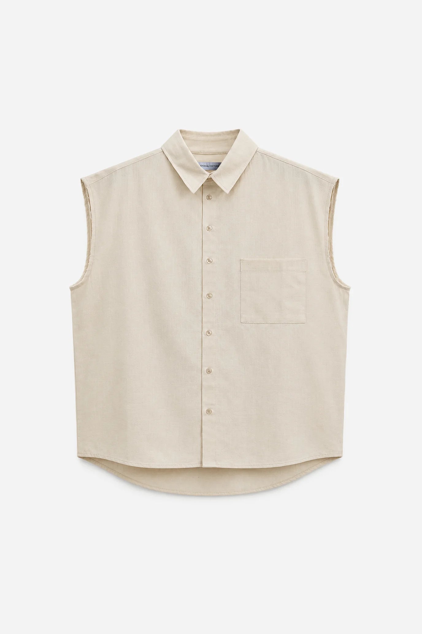 CAMICIA IN LINO CON STAMPA