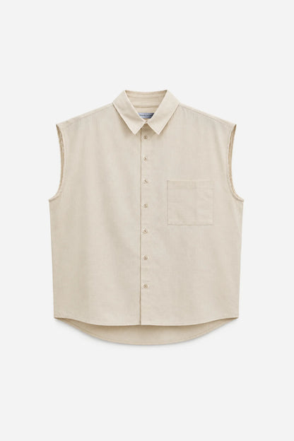 CAMICIA IN LINO CON STAMPA