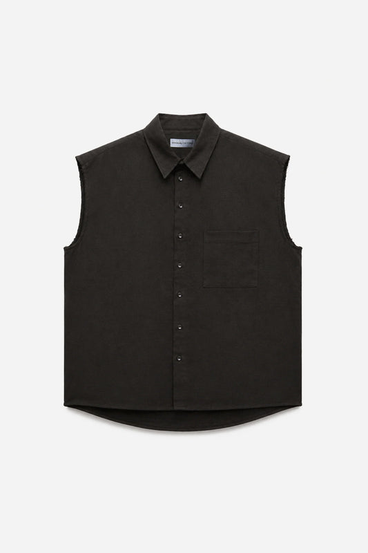 CAMICIA IN LINO CON STAMPA