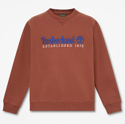 ESTABLISHED 1973 Embroidered Logo BB Crew Sweatshirt BROWNOUT