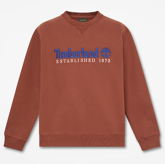 ESTABLISHED 1973 Embroidered Logo BB Crew Sweatshirt BROWNOUT