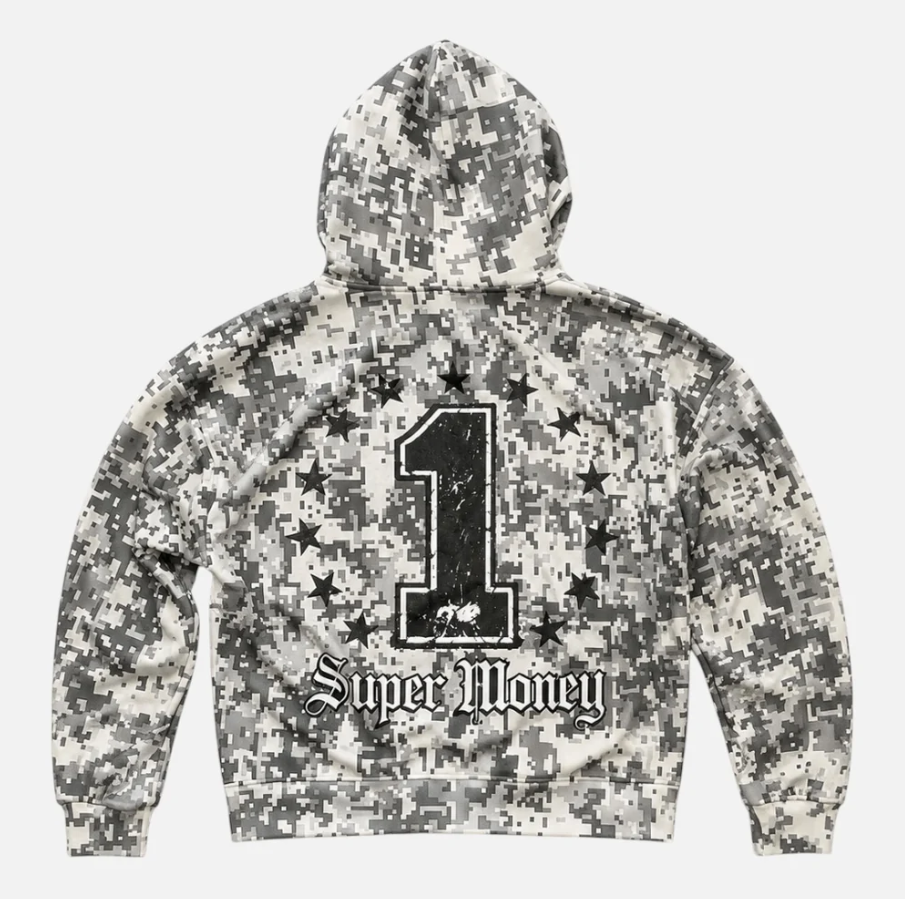 HOODIE PIXEL WHITE