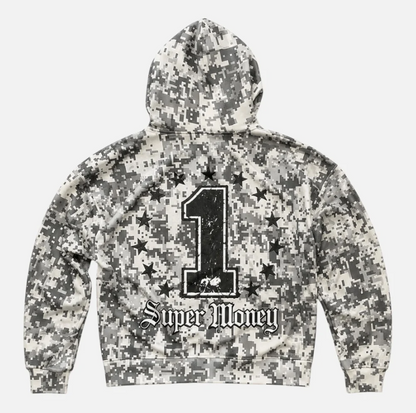 HOODIE PIXEL WHITE