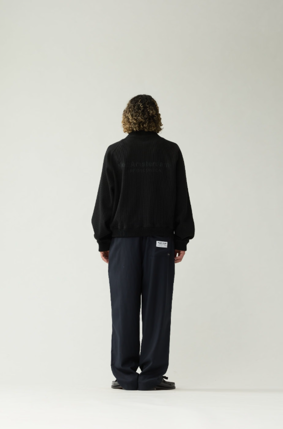 WAFFLE ZIP UP
