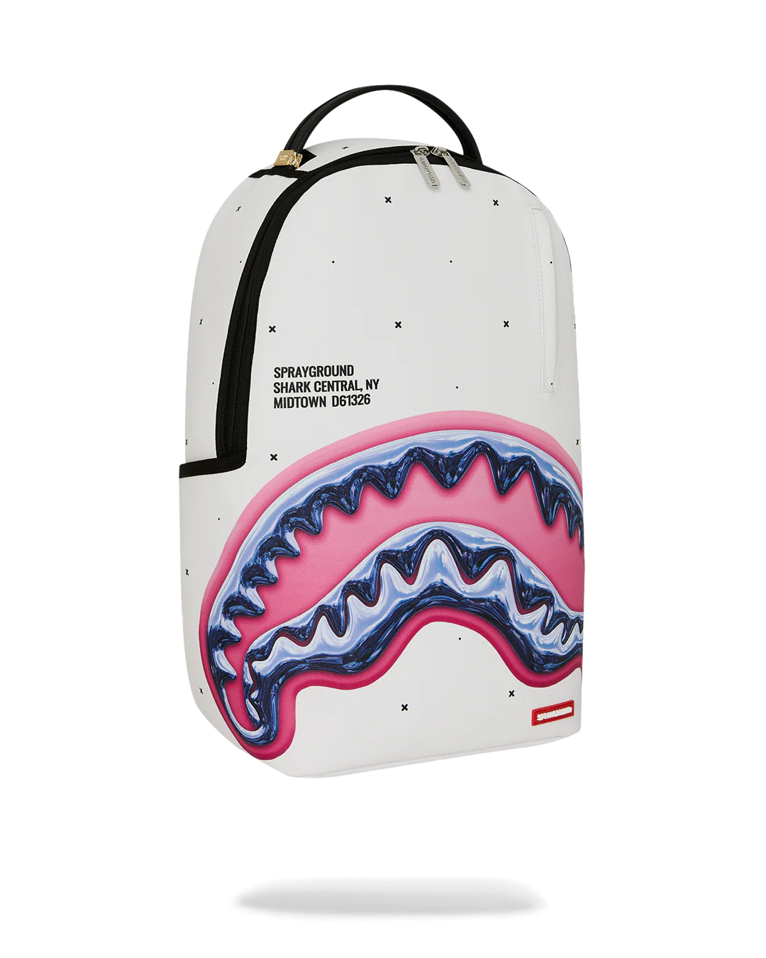 SHARK CENTRAL LIQUID CHROME BACKPACK