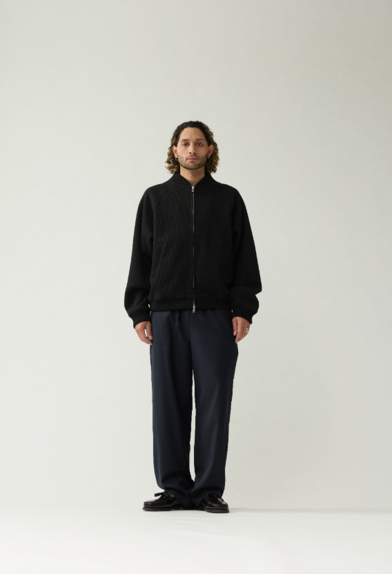 WAFFLE ZIP UP