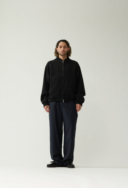 WAFFLE ZIP UP