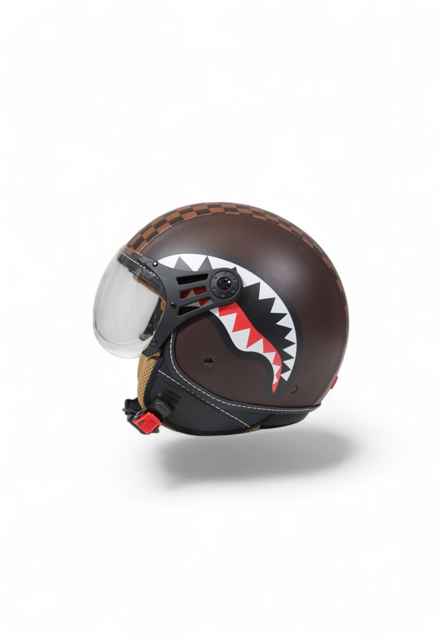 SHARKS IN PARIS HELMET BROWN