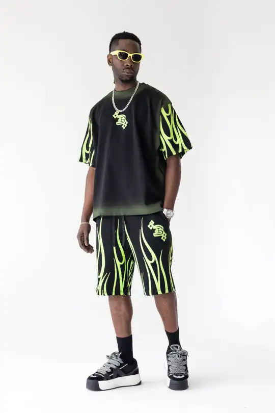 T-SHIRT CON FIAMME