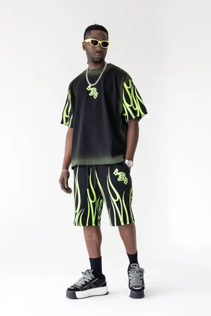 T-SHIRT CON FIAMME
