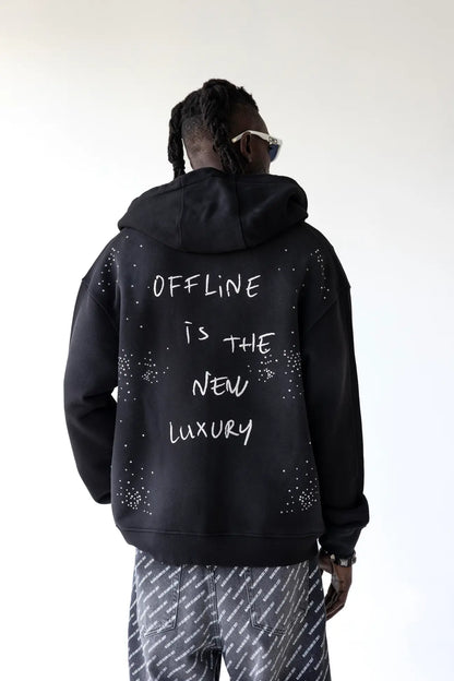 Felpa OFFLINE con strass