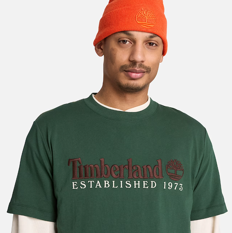 STABLISHED 1973 SS Embroidered Tee BROWNOUT