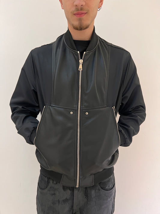 BOMBER PELLE NYLON