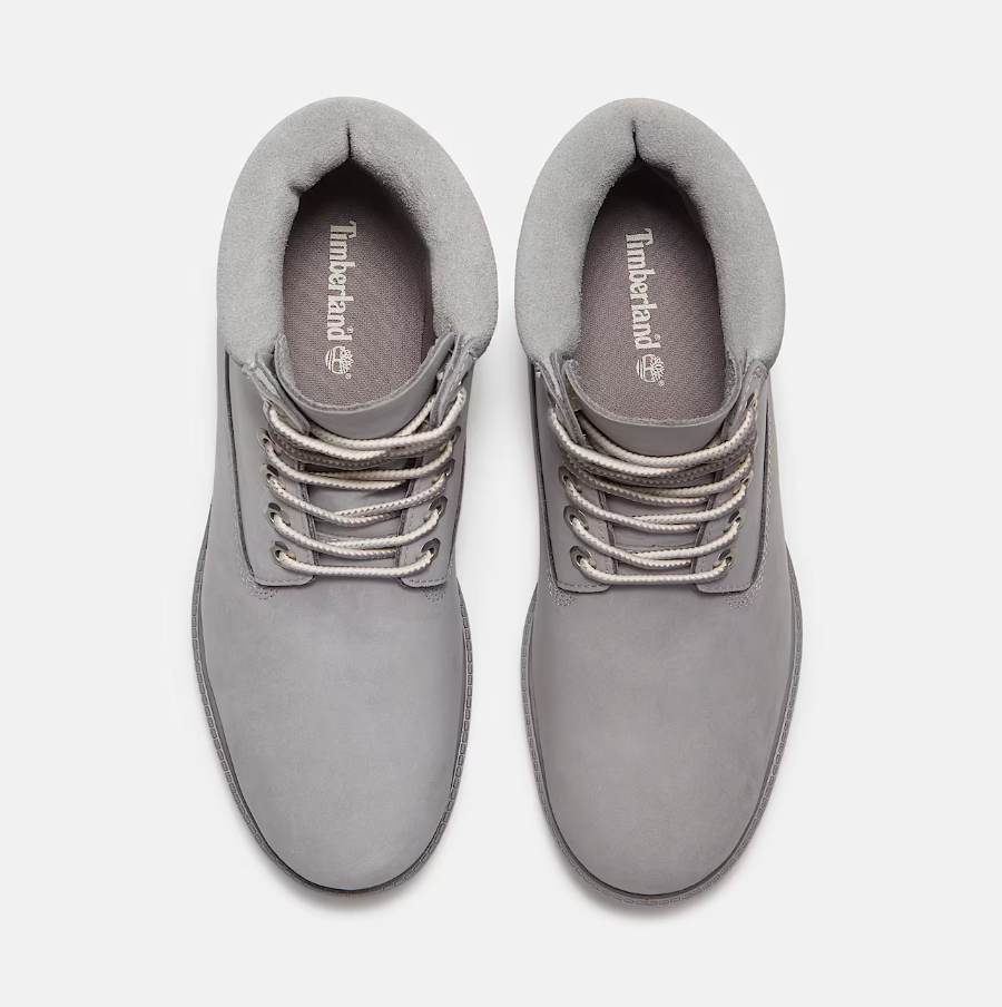 Timberland Heritage 6 INCH LACE UP WATERPROOF BOOT MEDIUM GREYOUT NUBUCK