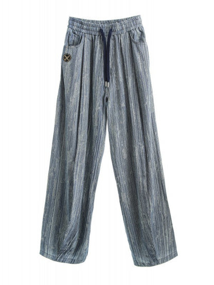 Denim con coulisse wide fit