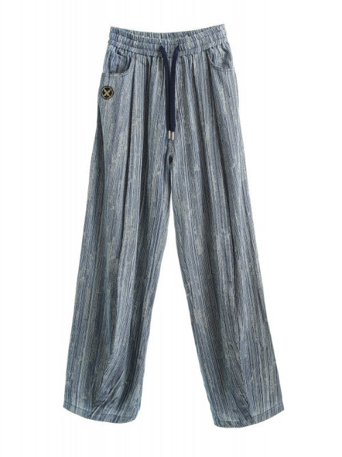 Denim con coulisse wide fit
