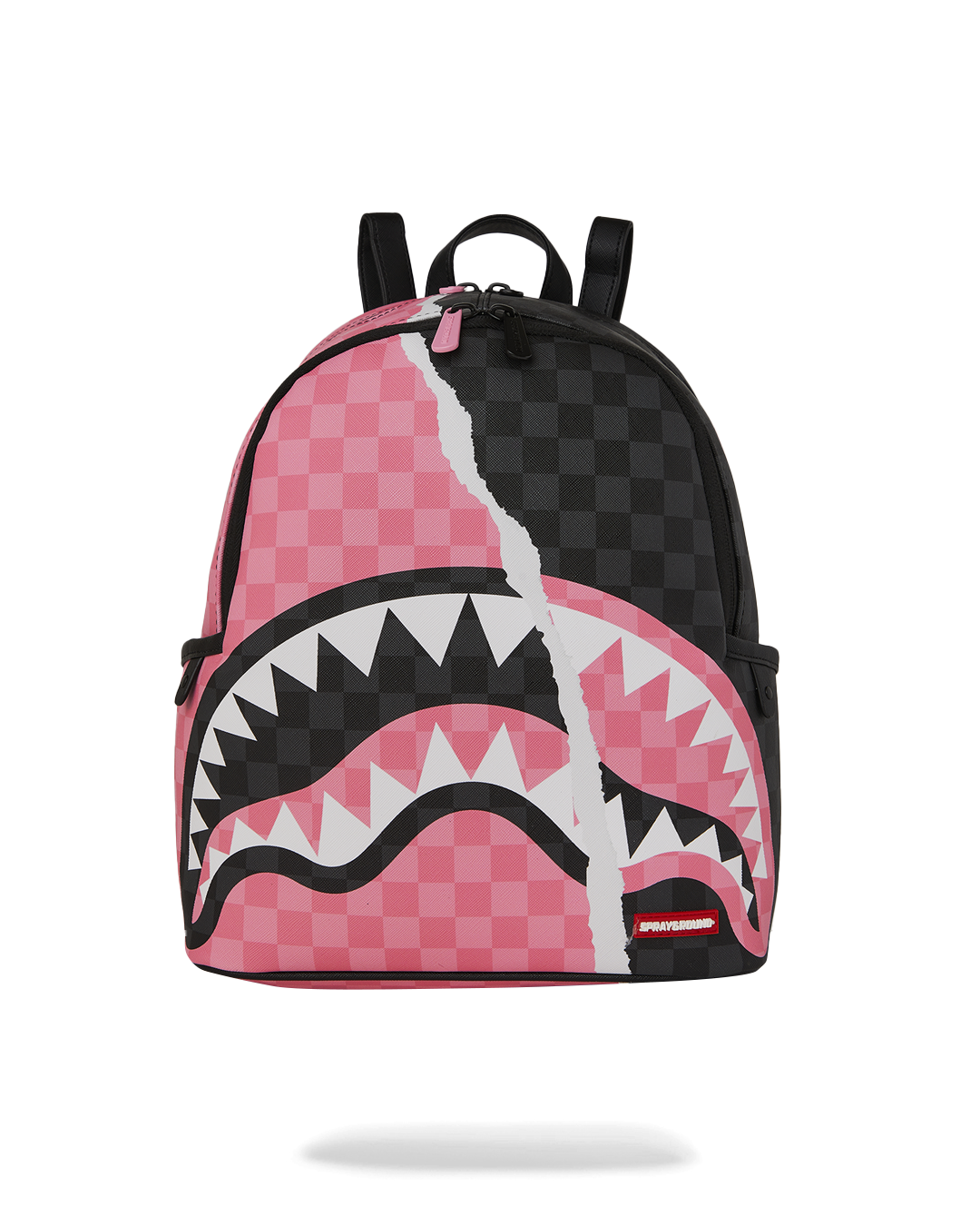PINK AND BLACK TEAR SIP SAVAGE BACKPACK