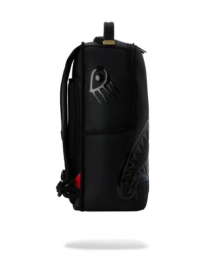 BLACKED OUT METALLIC DRIP BACKPACK