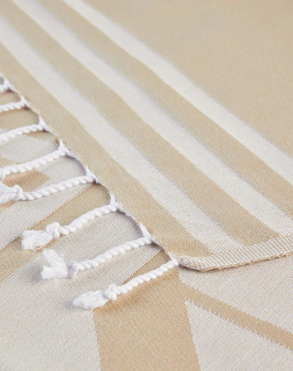 TELO MARE FOUTA JACQUARD CON LOGO