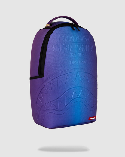 SHARK CENTRAL EMBOSSED DUSK NYLON BACKPACK
