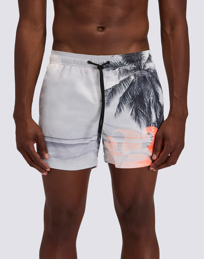 COSTUME DA BAGNO UOMO CORTO VITA ELASTICATA STAMPA L.A DREAM IN POLY RICICLATO