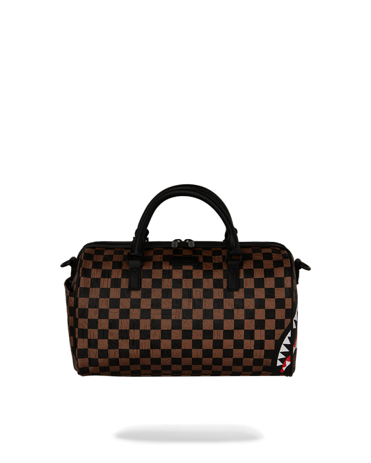 CHECK 2 EMBOSS MINI DUFFLE