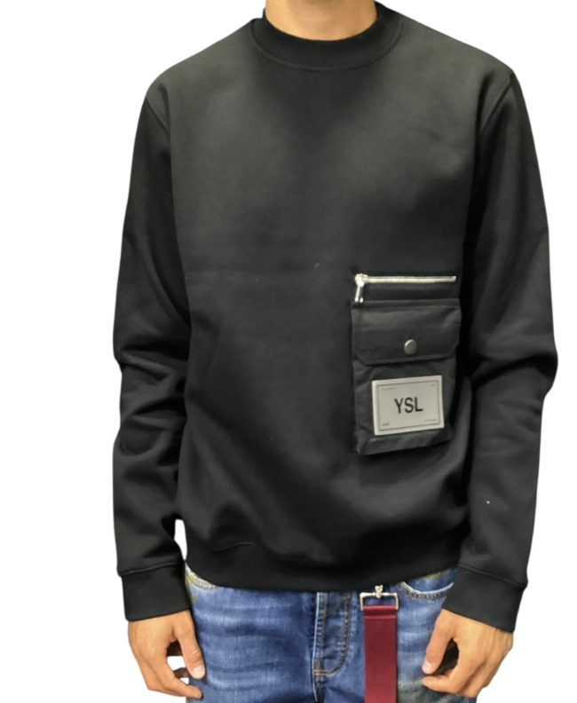 FELPA GIROCOLLO TK NYLON + ZIP