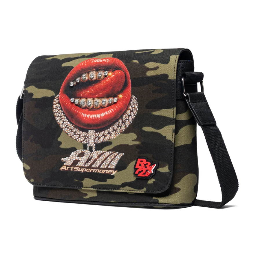 GRILLZ CAMO SHOULDER BAG