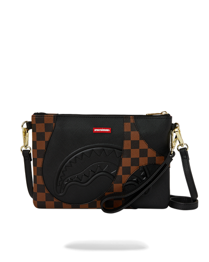 JETSTREAM BROWN CROSSOVER CLUTCH