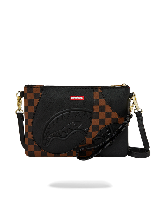 JETSTREAM BROWN CROSSOVER CLUTCH