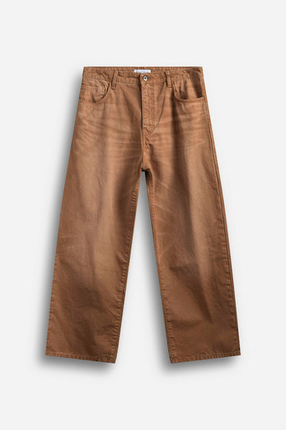 DENIM BAGGY BEIGE