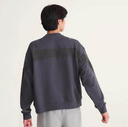 Retro Sport Crew Charcoal Grey