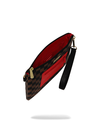RED REDEMPTION CROSSBODY POUCHETTE