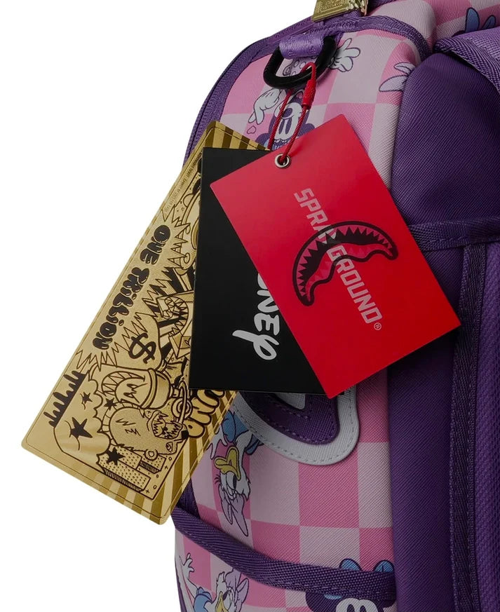 DISNEY MINNIE AND DAISY CHECKERS BACKPACK