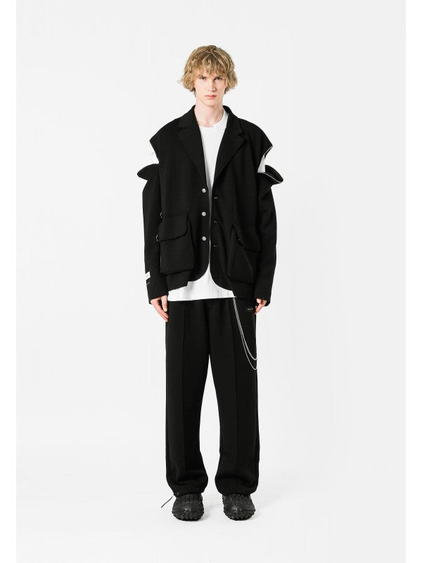 Giacca oversize con zip