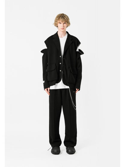 Giacca oversize con zip