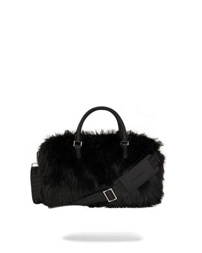 FUR CRAY BLACK MINI DUFFLE