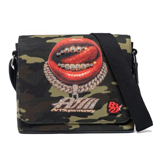 GRILLZ CAMO SHOULDER BAG