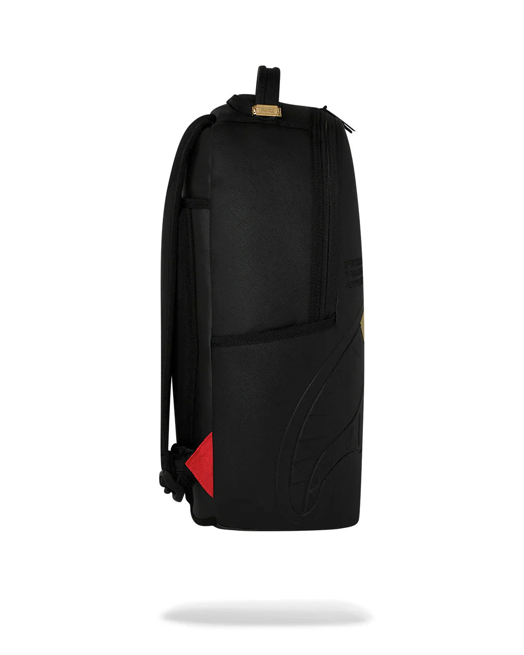 BLACKED OUT EMBOSSED GOLD TOOTH BACKPACK
