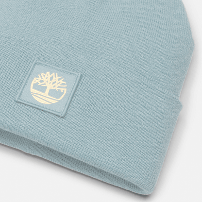 Cuffia in lana con patch