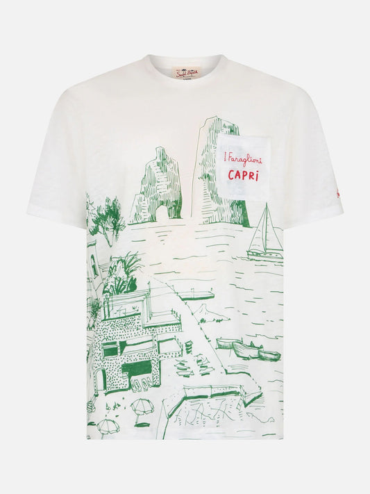 T-Shirt Faraglioni 01N EMB