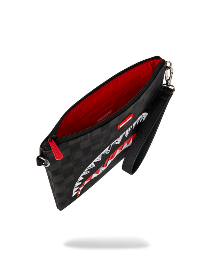 SCRIBBLE SHARK CROSSOVER CLUTCH