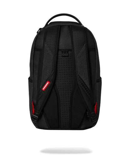 BLACK DENIM TEAR SHARK BACKPACK