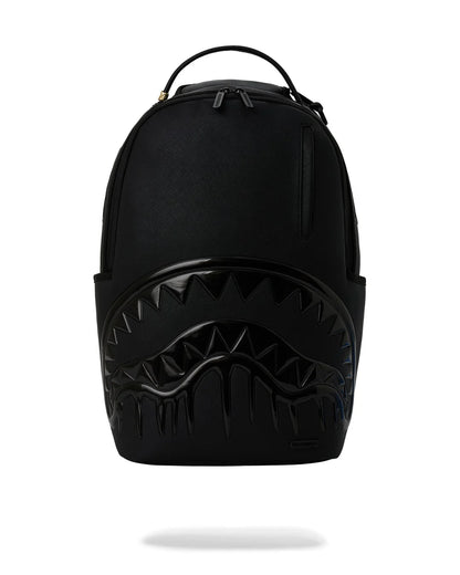 BLACKED OUT METALLIC DRIP BACKPACK