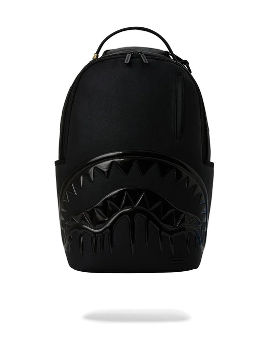 BLACKED OUT METALLIC DRIP BACKPACK