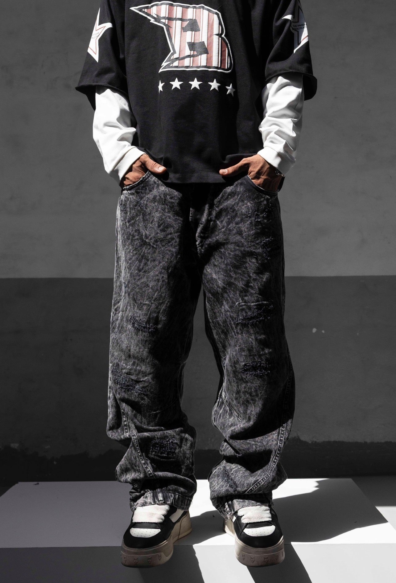 denim marmorizzato