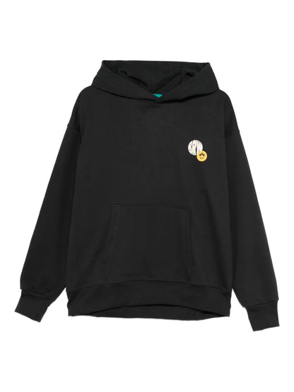 Hoodie con applicazioni gioielli