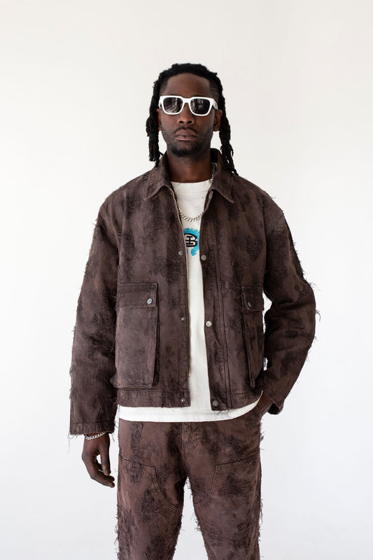 OVERSHIRT STRACCIATA